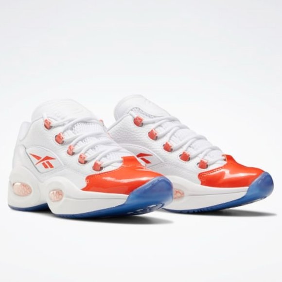 Reebok Question Low Iverson Big Kids' Basketball s - Picture 1 of 2